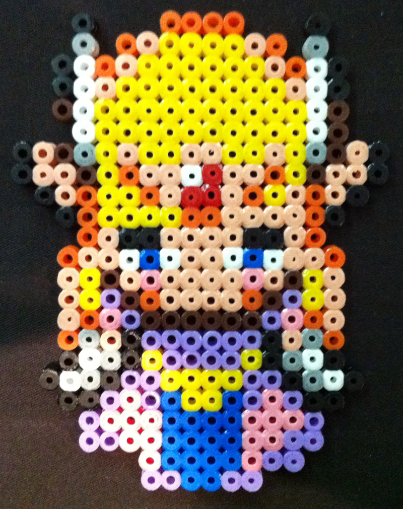 Hama Beads Princesa Zelda