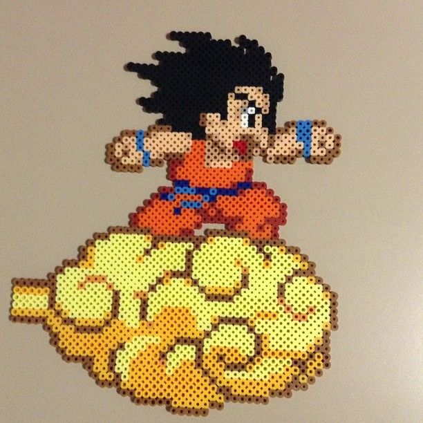 Hama Beads Dragon Ball Goku Pequeño