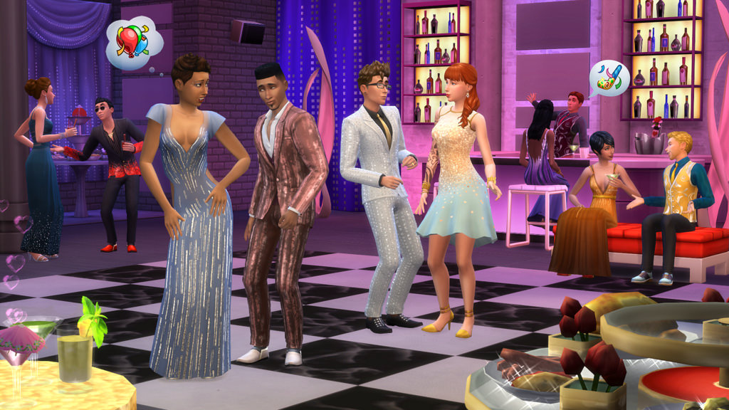 Los Sims 4 Fiesta Glamurosa