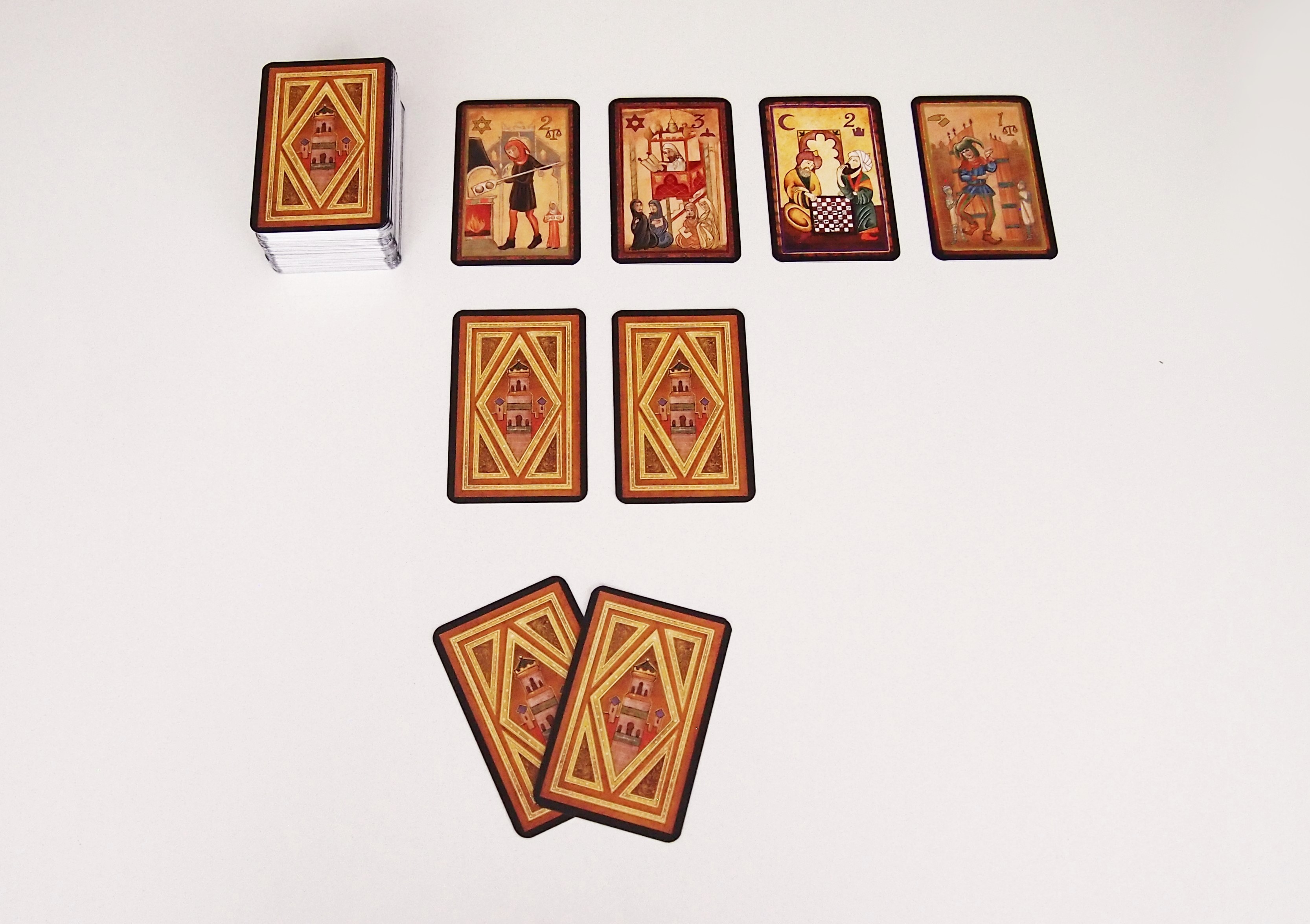 La Propuesta de los Nobles es el siguiente paso a seguir, en el que los jugadores roban cartas y colocan las escogidas boca abajo, en el centro de la mesa. 