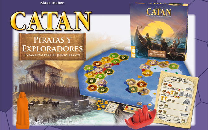 Transparentemente Más bien Paja Piratas y Exploradores, nueva expansión de Catán • Consola y Tablero