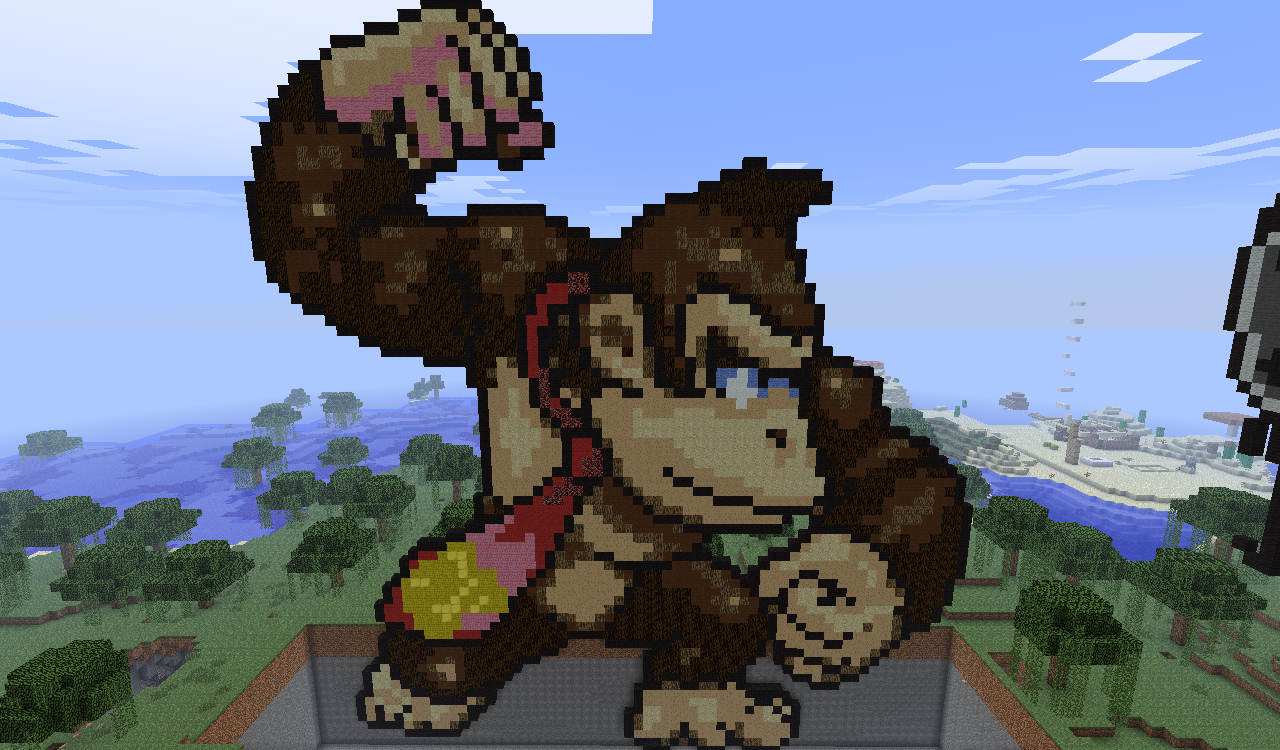 Minecraft Donkey Kong