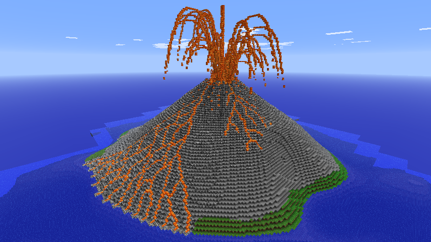 Minecraft Volcan