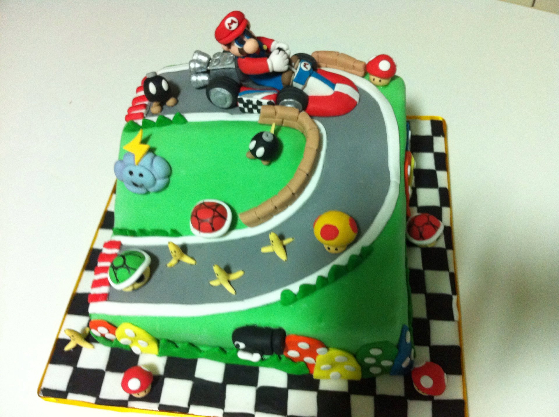 Tarta de Mario Kart