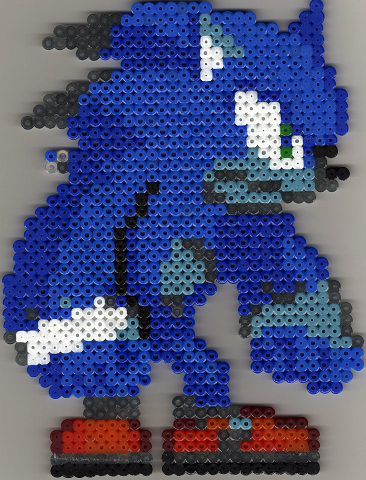 Hama Beads Sonic Bestia
