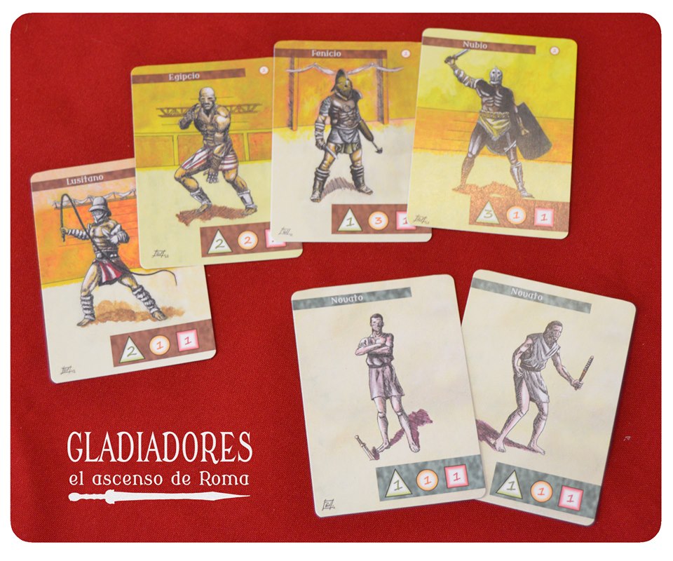 Gladiadores cartas