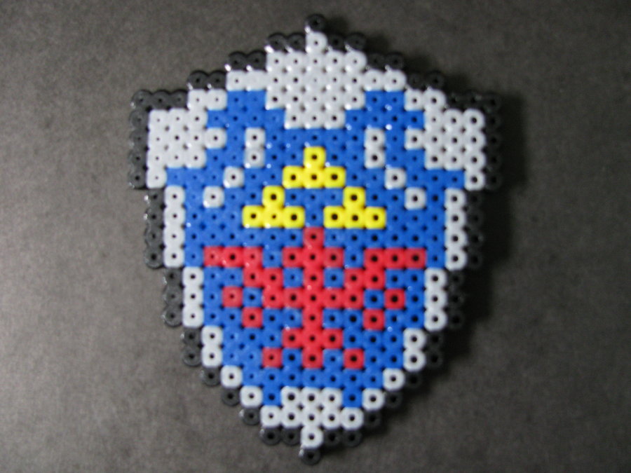 Hama Beads Escudo Zelda