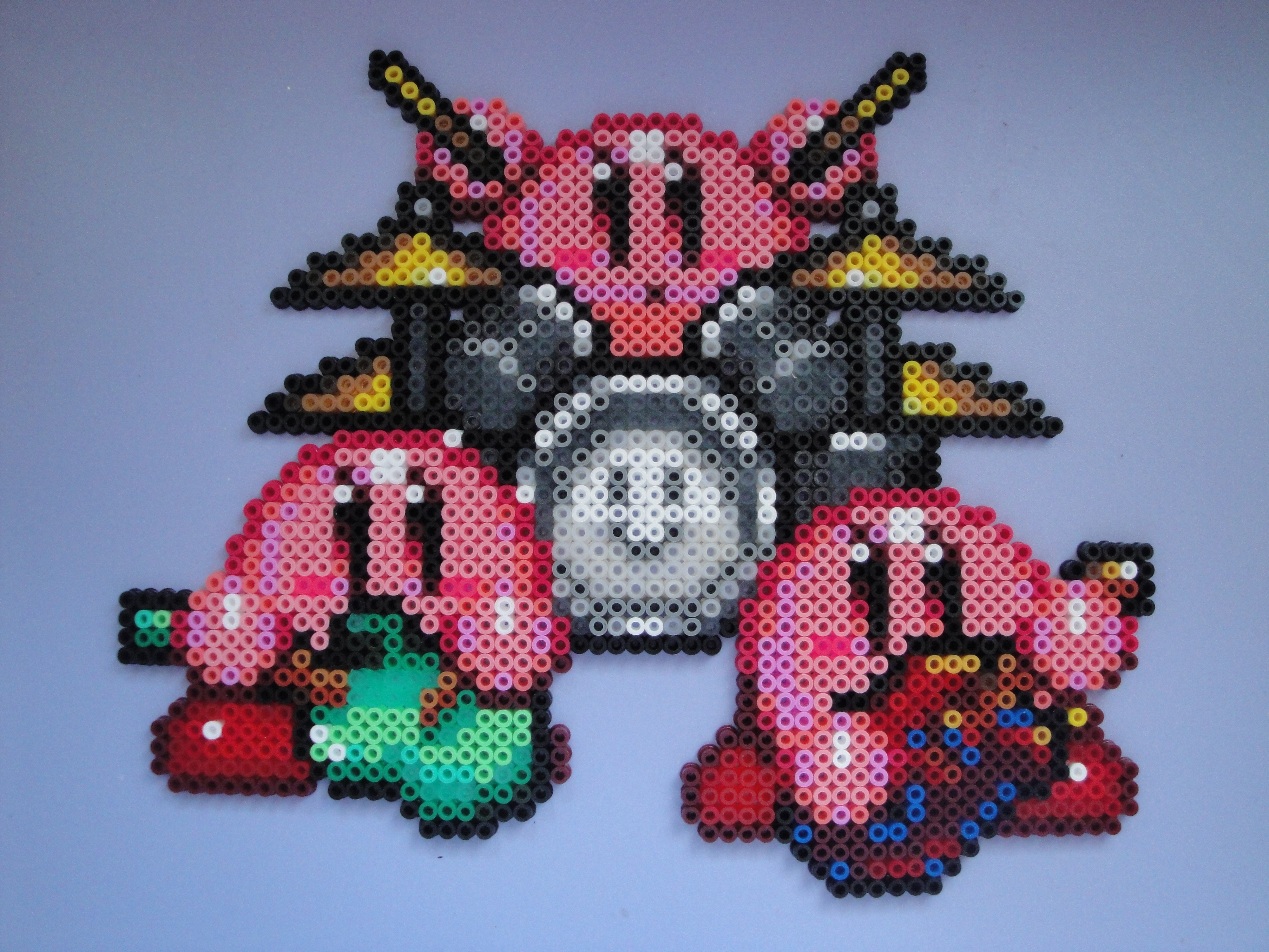 Hama Beads de Kirby • Consola y Tablero