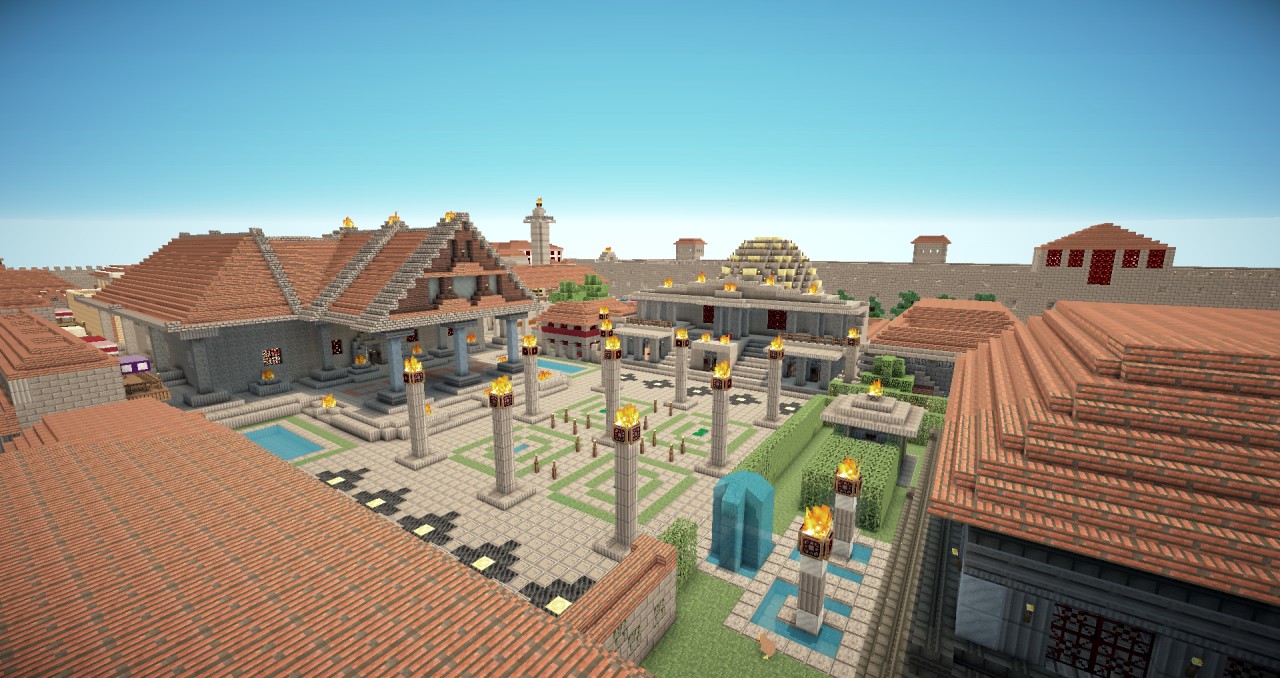 Templo Romano Minecraft