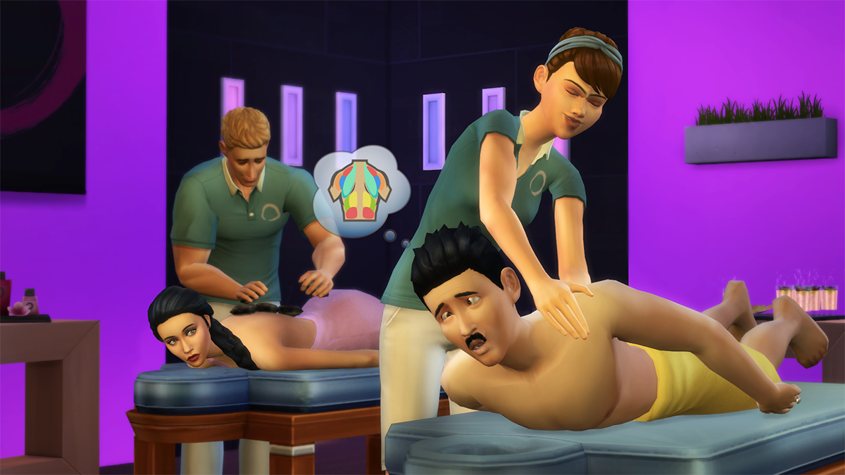 Los Sims 4 Dia de Spa