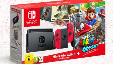 Pack Nintendo Switch y Super Mario Odyssey