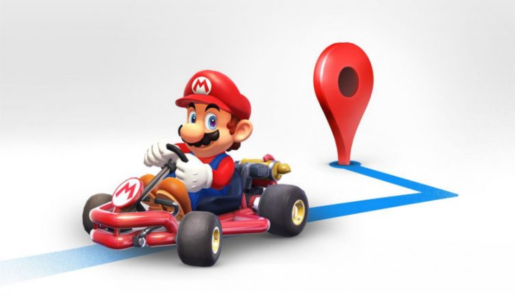 Google Maps Mario