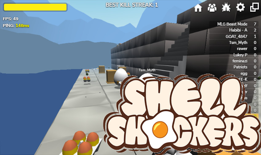Shell Shockers io  Juegos, En línea, Juegos para jugar