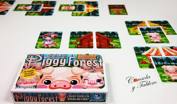 Plano Detalle: Piggy Forest • Consola y Tablero