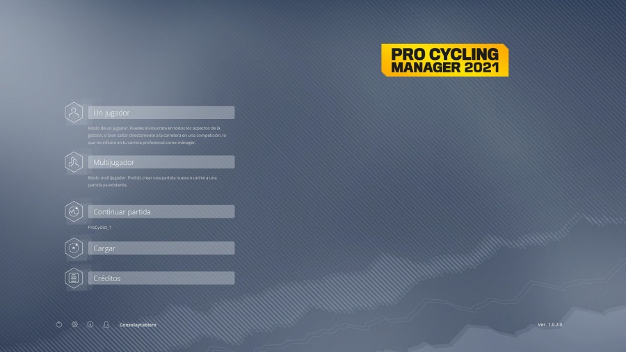 Pro Cycling Manager 2021 inicio