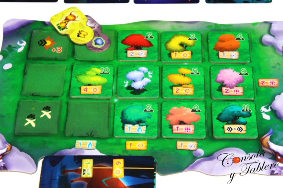 juego de mesa bosque