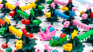 juegos de mesa elementos navideños