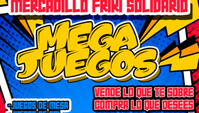 Mercadillo Friki Solidario Mega Juegos