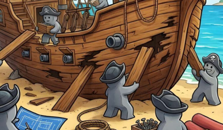 ¡A reparar el barco!