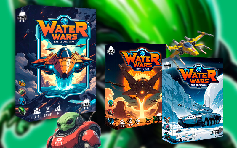 Titan Boardgames presenta Water Wars, su nuevo Print and Play
