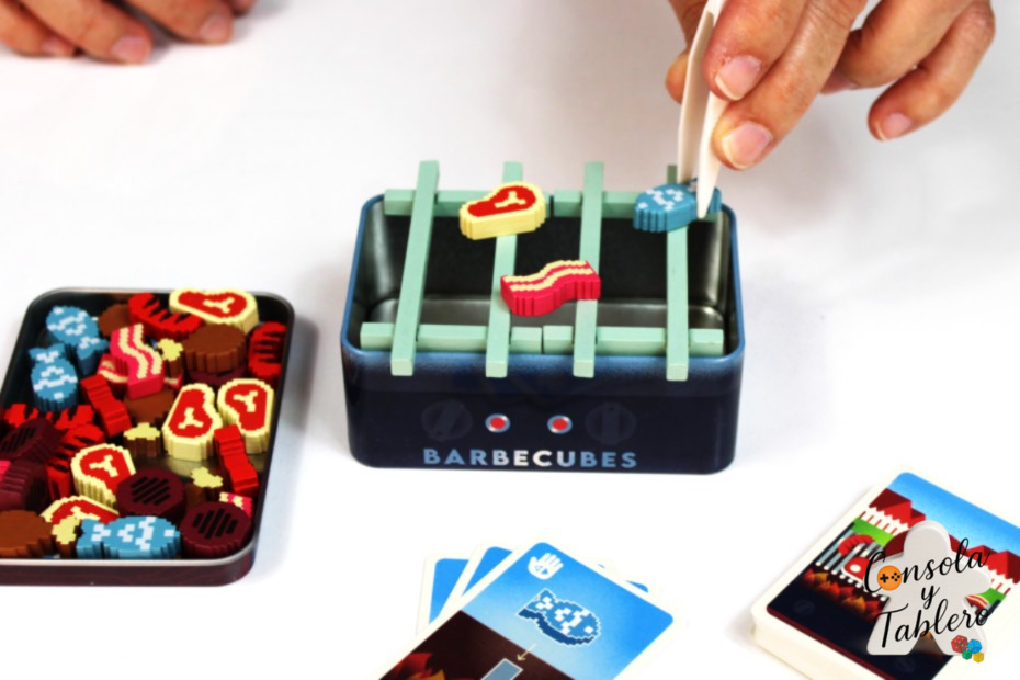 juego de mesa barbacoa