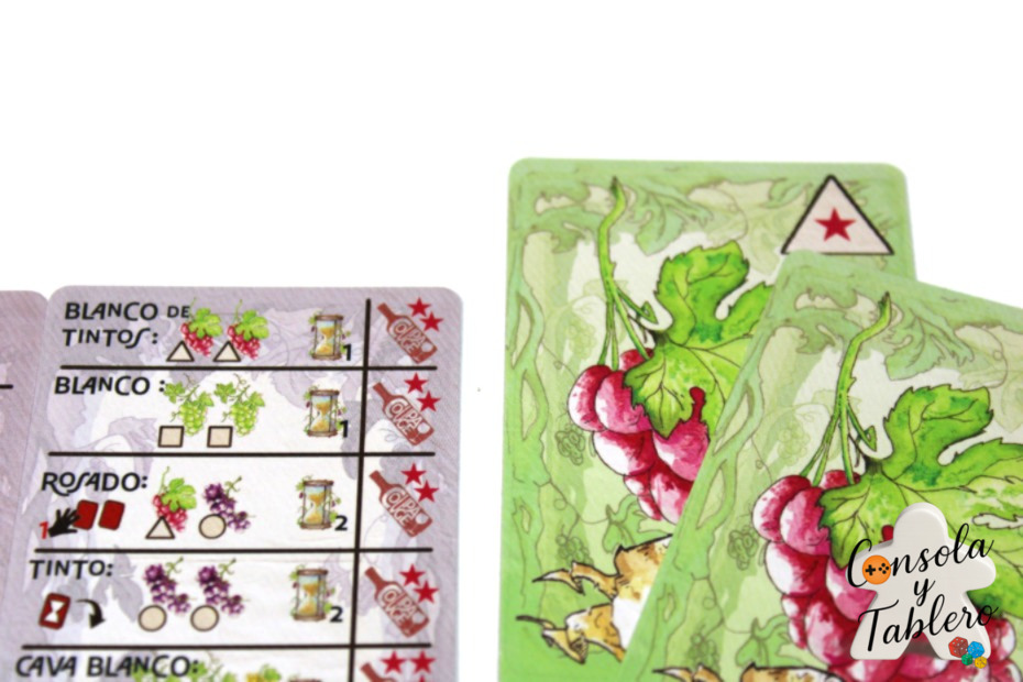 juego de cartas vino