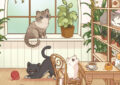 juegos de mesa gatos