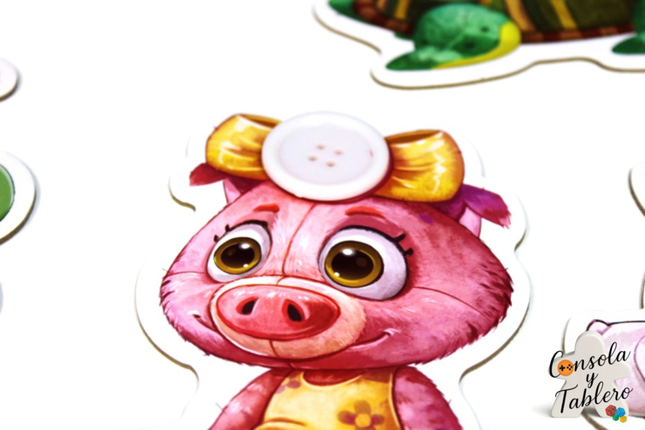 juego de mesa peluches